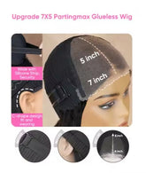 Wholesale Pre Cut Lace Wavy Layer Cut Glueless Wig With Curtain Bangs Human Hair Wig For Black Women