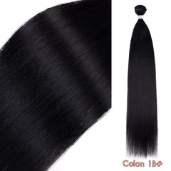 Straight Hair Bundles Salon Natural Hair Extensions Fake Fibers Super Long Synthetic Yaki Straight Hair Weaving Full to End