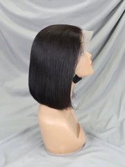 13x4 LACE WIG Human Hair Lace Front Bob Wigs Short Straight Style Transparent Lace Raw Brazilian For Black Women