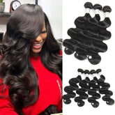 CHEAP Body Wave Bundles Brazilian Hair Weave Bundles 1/3/4 PCS Human Hair Bundles Natural Black 8-28"Remy Hair Extensions