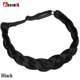 Women Girls Fashion Hair accessories Synthetic Wig Hair Bands Vintage Headband Braids HairBands Headwear Hair Wig Accessories