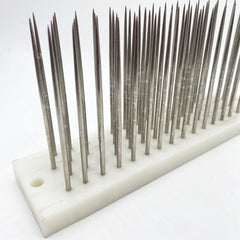 22x5.5x8.5cm White Stainless Steel Hair Hackle With Needle For Combing Bulk Hair Human Hair Extensions Comb Machine Weft Tools