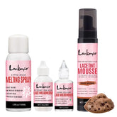 LOVKMIO 4pcs Wig Installation Kit Frontal Melting Spray Quick-Drying Lace Tint Mousses Waterproof Hair Adhesive Glue Remover Set