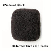 Non-toxic Wig With Curly Hair, Human Hair, Suitable For Braids, Twists And Braids Of Men And Women, And Can Be Bleached And Dyed After Extension