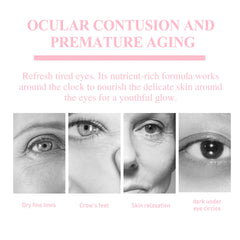 Retinol Eye Cream Stick Fade Fine Line Remove Wrinkle Eye Bags Anti-Puffiness Dark Circle Smoothing Firming under Eye Skin Care