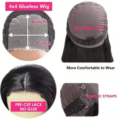 Glueless Wigs 70 Human Hair Pre Plucked Pre Cut 200 Density Transparent HD Lace Frontal Wigs Loose Deep Wave Wigs